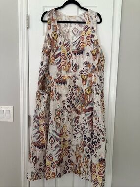 WoolOvers 100% Linen Midi Dress